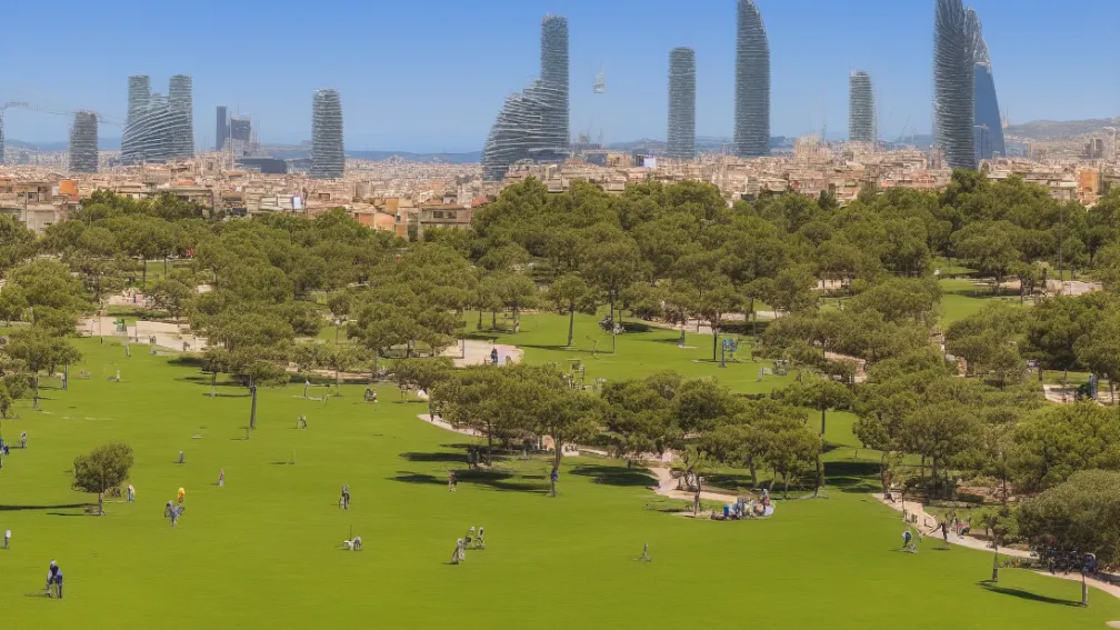 Mii de oameni transformă Glòries în centrul Barcelonei