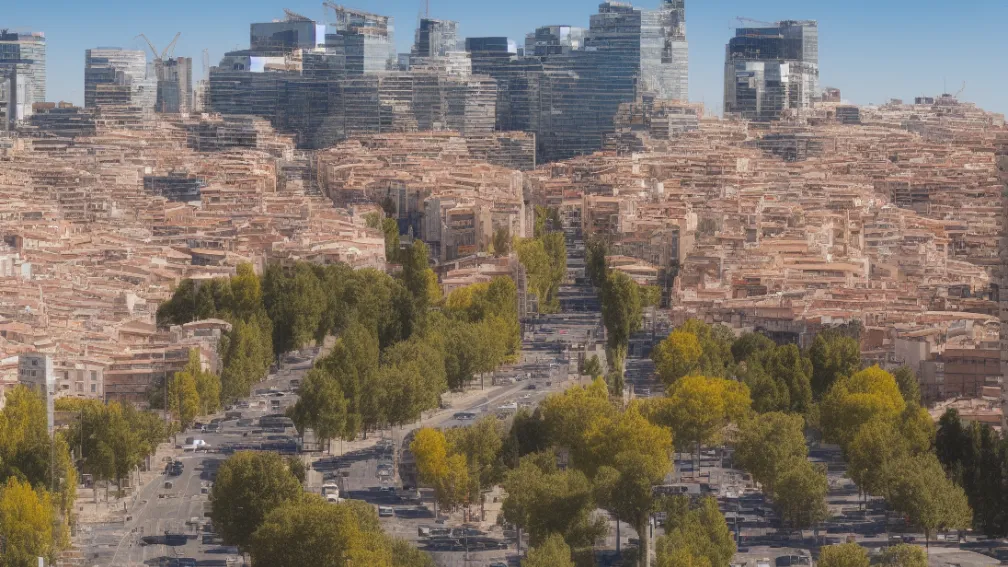 Madrid, un oraș în construcție continuă