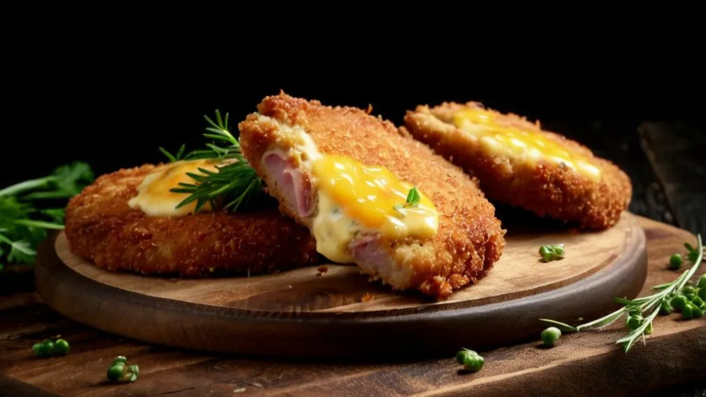Cotoletul crocant cu șuncă și brânză: Un deliciu simplu și irezistibil