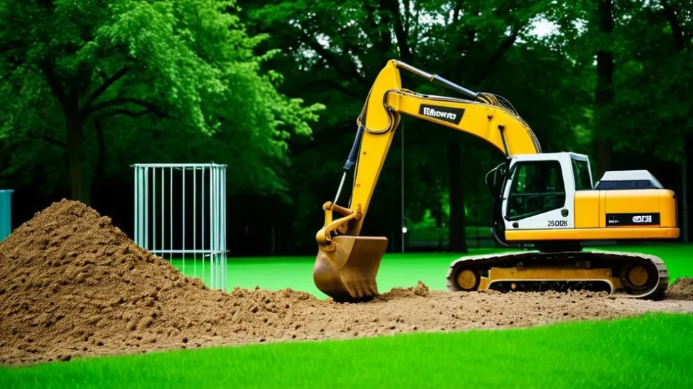 Șantier în parc: un nou peisaj sau spațiu verde pierdut?