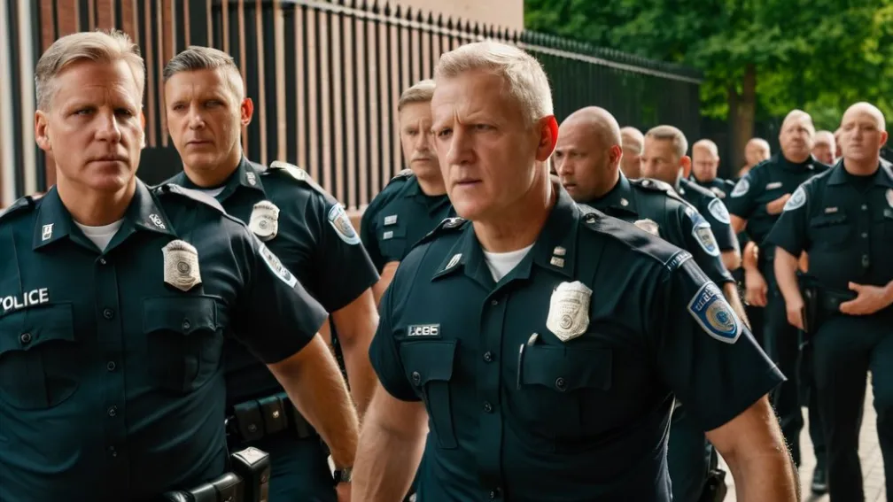 Documental despre perspectiva poliției față de manifestațiile împotriva unui judecătore