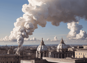 Fum alb la Vatican: A fost ales noul Papă
