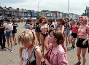 Cum arătau tinerii britanici "dosmileros" după cluburi: Fotografiile lui Misha Haller