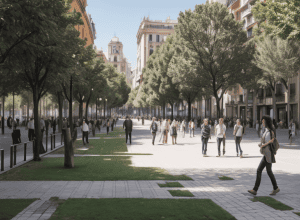 Orașul pentru oameni: Arhitecte din Barcelona transformă străzile în oaze verzi