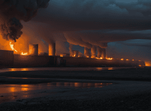 Incendiu la un depozit din Catalonia: Norul toxic de clor a dus la carantinarea a cinci orașe