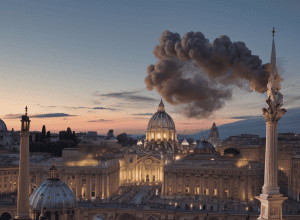 Conclavul de la Vatican: Primele imagini și semnificația "fumatei negre" în alegerea Papei