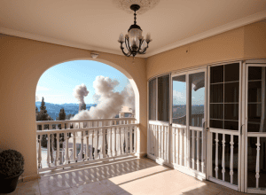 Incendiu în Valencia: Locuitori salvați de pe balcon după explozia a două scutere electrice