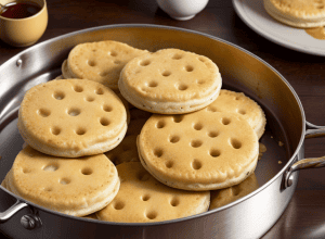 Crumpets: Rețeta englezească de brioșe cu găuri, gata în tigaie