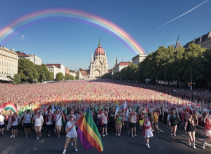 Budapesta sfidează interdicția: Marșul Pride adună mii de oameni