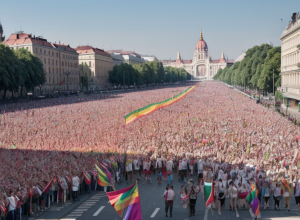 Marșul Pride la Budapesta: Imagini vibrante de la eveniment