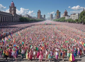 Mexico City celebrează mândria LGBT+ cu o paradă multicoloră pe străzi