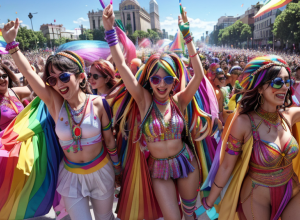 America Latină sărbătorește mândria LGBT+ cu parade multicolore