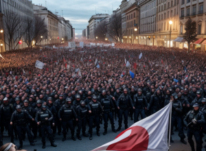 Proteste violente în Serbia: Zeci de răniți în confruntările cu poliția