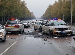 Accident mortal la Madrid: o femeie moartă și patru răniți