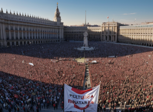 Protest la Madrid: Partidul Popular iese în stradă împotriva lui Sánchez sub sloganul "Mafie sau Democrație"