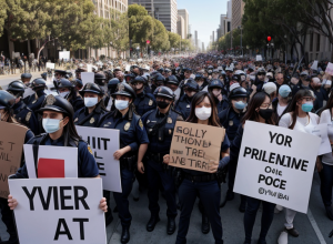 Proteste la Los Angeles: „Ieșim pe străzi pentru că părinții noștri au trăit în umbră toată viața”
