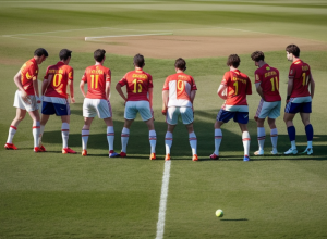 Fotbaliștii spanioli au urmărit finala lui Alcaraz de la Roland Garros direct de pe teren