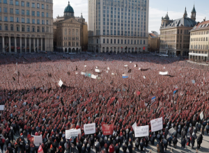 Sute de oameni cer demisia lui Mazón în prima manifestație din "zona zero" a inundațiilor