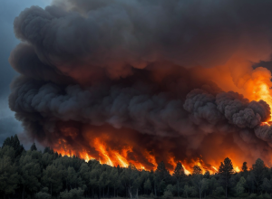 Incendii de pădure în Spania: 14.000 de persoane evacuate din cauza focului în Catalonia