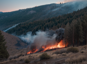 Incendiu în Sierra Oeste din Madrid stabilizat, cu trei focare stinse