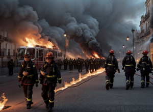Incendiu în Terrassa: Un club sportiv și o urbanizare, evacuate