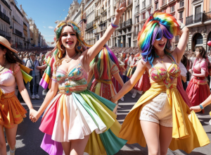 Madridul celebrează: Imagini vibrante de la parada și demonstrația LGBTQ+