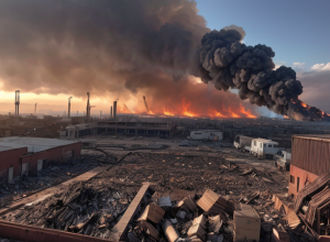 Incendiu major în Spania: 60.000 de persoane au primit avertizare de urgență