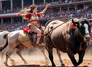 Guillermo Hermoso de Mendoza cucerește publicul la corida din Pamplona