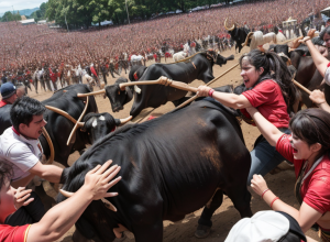 Activisti pentru drepturile animalelor denunță incidente la festivalurile cu tauri în Catalonia: confruntări cu poliția