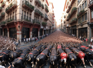 San Fermín 2024: Al șaptelea encierro în imagini