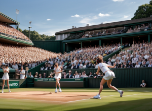 Incident la Wimbledon: Spectator deschide șampanie, dopul ajunge pe teren – Sinner a fost nevoit să-l adune