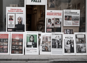 Magazinele din Madrid își exprimă sprijinul pentru Palestina: proprietarii afișează afișe anti-război