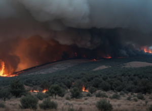 Peste 600 de persoane blocate în două stațiuni balneare din Albacete din cauza unui incendiu forestier