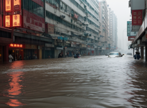 Ploaie istorică în Hong Kong: cele mai mari precipitații zilnice din august din 1884
