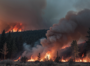 Incendiu de vegetație în Tarifa: evacuare masivă și implicarea aviației