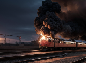 Incendiu la un tren în gara Calafell: Pasagerii evacuați în Tarragona