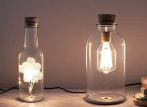 Transformă o sticlă într-o lampă originală cu doar 20 de euro