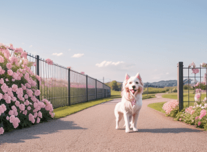 Câinele alb din Móstoles: o incursiune în viața de zi cu zi prin camerele online