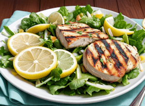 Salată cu pui și lămâie: o rețetă simplă pentru prânzul de vară