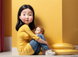 Flavita Banana: Reflecții despre maternitate într-o caricatură satirică