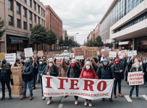 Un activist palestinian acuză agenții de securitate Carrefour de agresiune în timpul unui protest la Barcelona