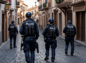 Un minor de 12 ani reținut în Granada cu arme și droguri: Poliția investighează