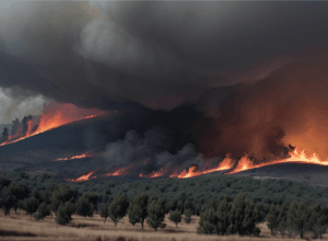 Studiu: Schimbările climatice au sporit de 40 de ori riscul incendiilor istorice din august