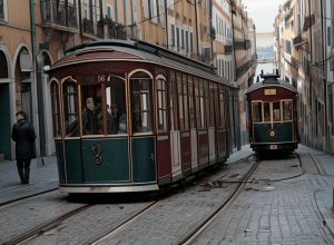 Accidentul funicularului Gloria din Lisabona: Imagini de la fața locului