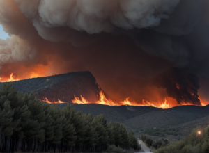 Incendiu de pădure în Spania: evacuare în Castromil din cauza reaprinderii focului