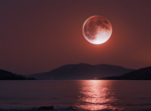 Luna Sângerie în imagini: Eclipse totală de Lună din 7 septembrie, surprinsă de fotografi