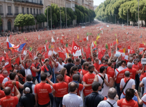 Sindicatele spaniole vor protesta pentru a susține reducerea programului de lucru