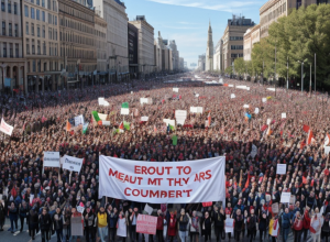 Profesorii încheie protestul la Madrid, solicitând embargou asupra armelor pentru Israel