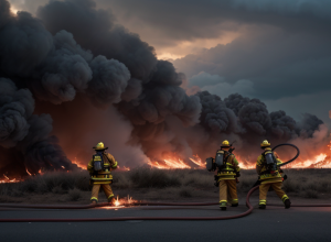 Incendiu major la un depozit din Valencia: pompierii lucrează la stingerea focului, locuitorilor li se recomandă să rămână acasă
