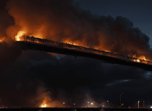 Mexic în flăcări: tragedie pe pod și întrebări pentru autorități